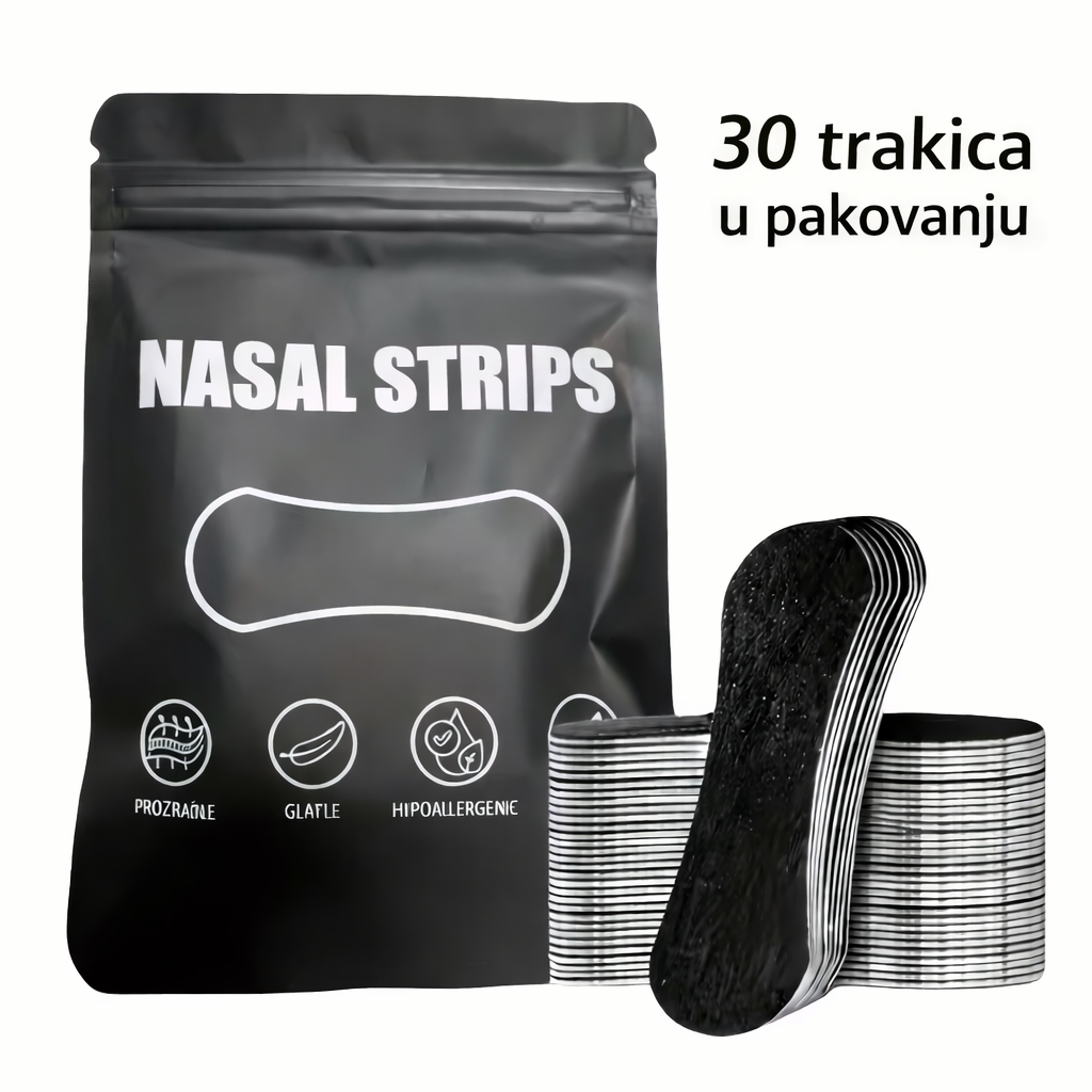 ✅ Lakše disanje i bolji san – Trakice za nos